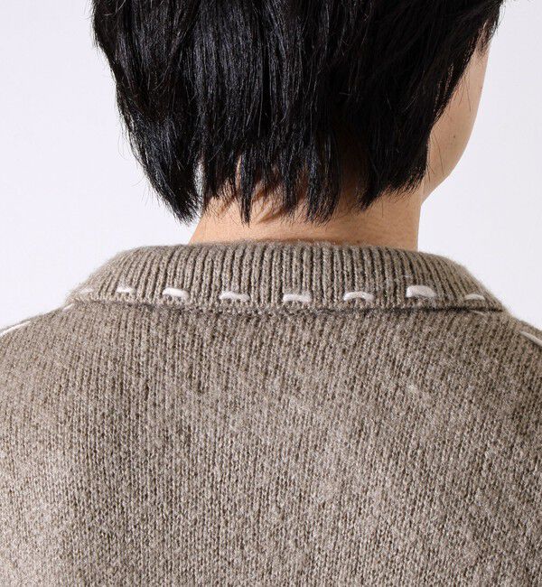 GLOSTER「【ユニセックス対応】ハンドステッチニットジャケット」|カーディガン|