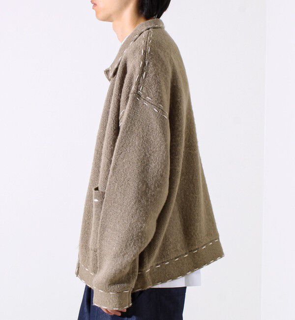 GLOSTER「【ユニセックス対応】ハンドステッチニットジャケット」|カーディガン|