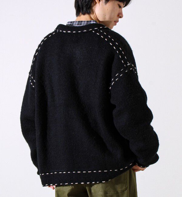 GLOSTER「【ユニセックス対応】ハンドステッチニットジャケット」|カーディガン|
