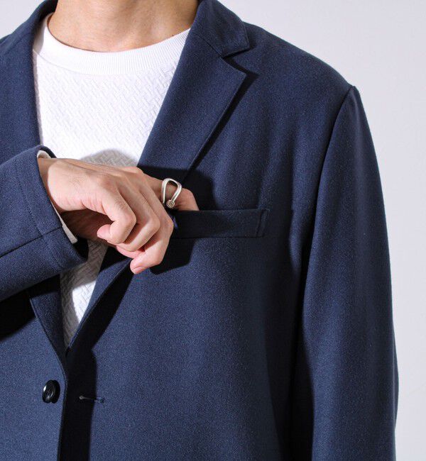 GLOSTER「【オンオフ兼用の大人カジュアルジャケット】両面起毛 ストレッチジャケット」|テーラードジャケット|