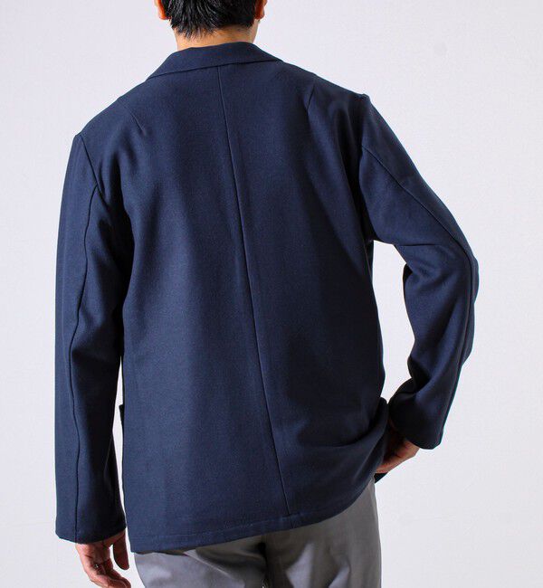 GLOSTER「【オンオフ兼用の大人カジュアルジャケット】両面起毛 ストレッチジャケット」|テーラードジャケット|