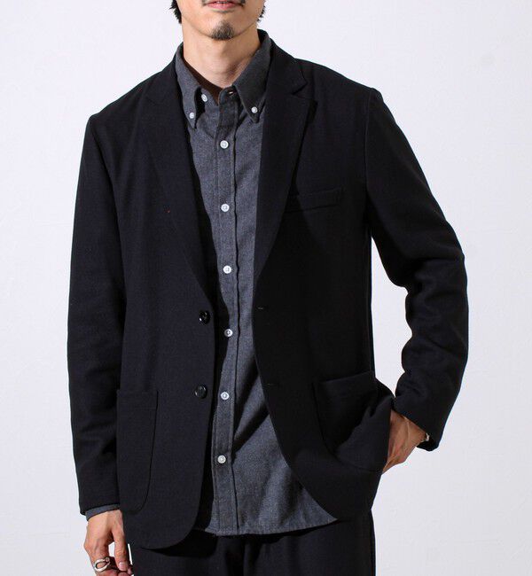 GLOSTER「【オンオフ兼用の大人カジュアルジャケット】両面起毛 ストレッチジャケット」|テーラードジャケット|