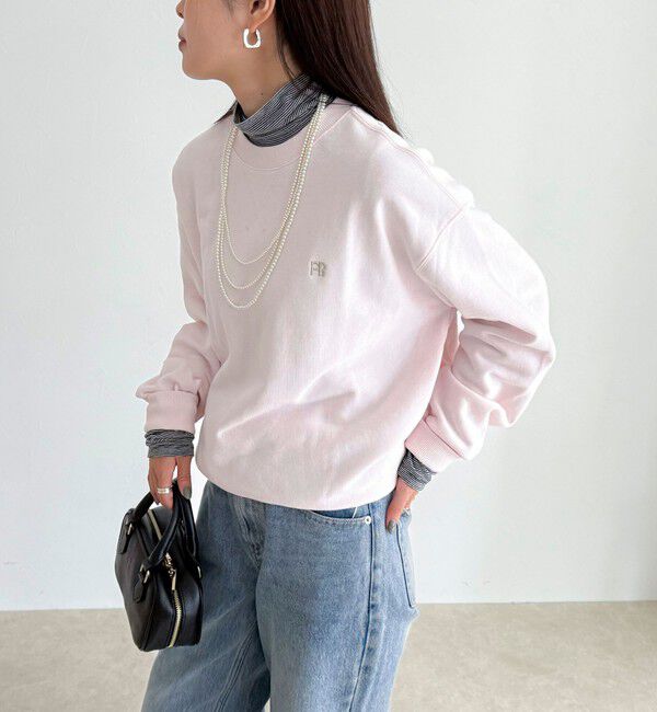 fredy emue「【WEB限定】FR刺繍裏毛スウェット」|スウェット・ジャージ|ベビーピンク