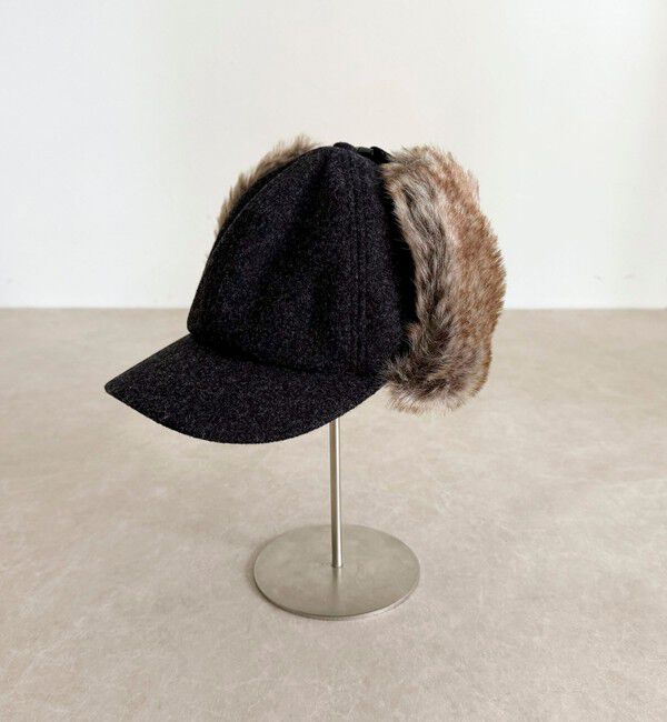 fredy emue「ファーツイードフライトキャップ」|キャップ・キャスケット|