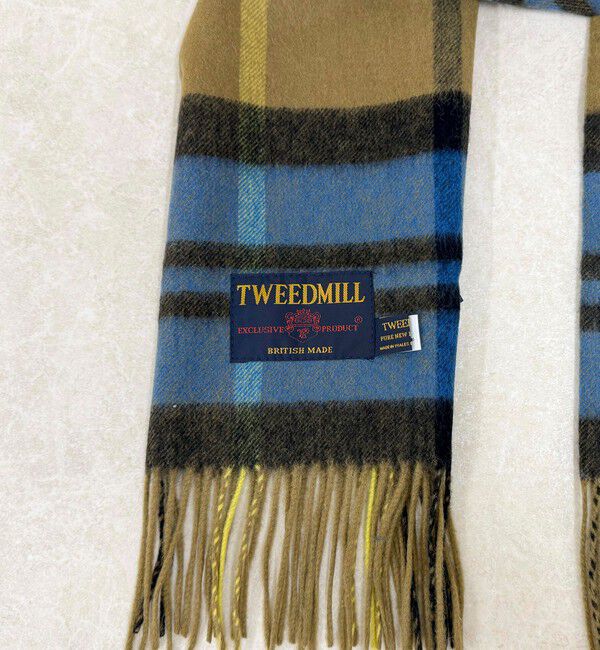 fredy emue「【TWEED MILL/ツイードミル】ウールチェックストール48」|ストール|