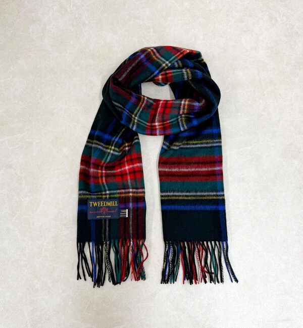fredy emue「【TWEED MILL/ツイードミル】ウールチェックストール48」|ストール|