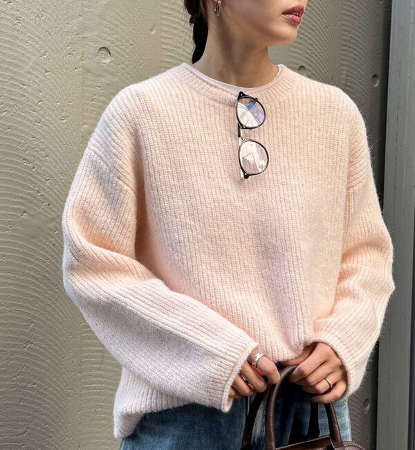 fredy emue「ミドル丈片畦ニットプルオーバー」|ニット・セーター|