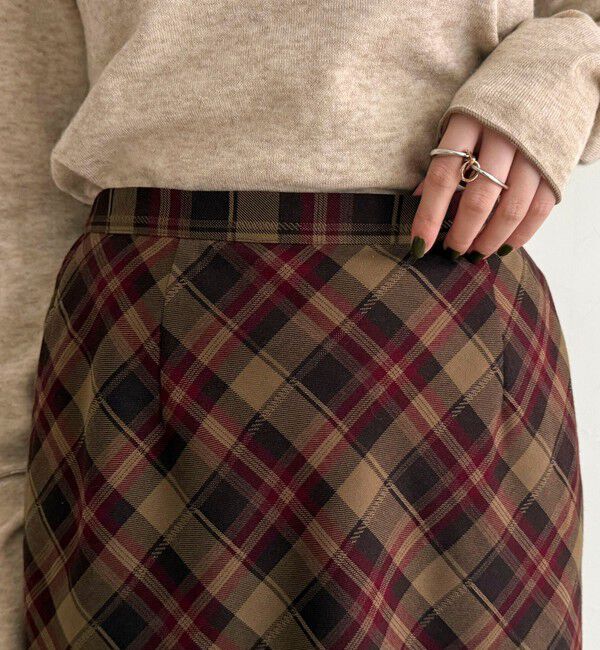fredy emue「チェックミディスカート」|スカート|