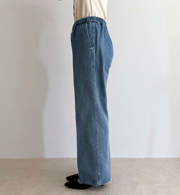 fredy emue「フレアーデニムイージーパンツ」|デニム|