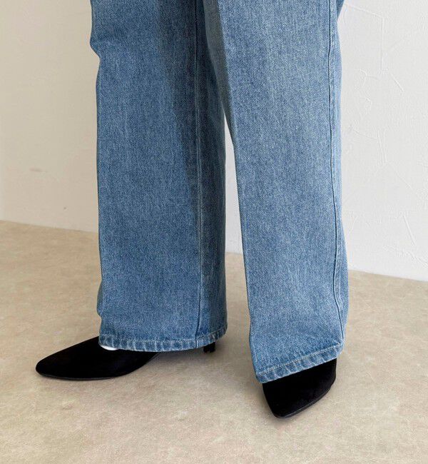 fredy emue「フレアーデニムイージーパンツ」|デニム|