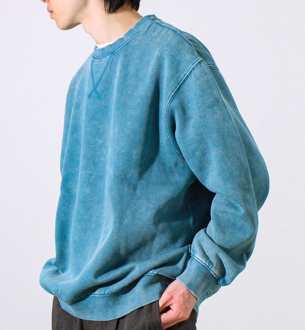 GLOSTER「【雪の色ムラ】カラフルスノーパウダー裏起毛スウェット」|スウェット・ジャージ|