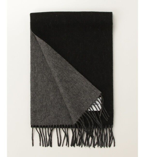 GLOSTER「【カシミヤブレンド】ウールリバーシブルソリッドマフラー」|マフラー|