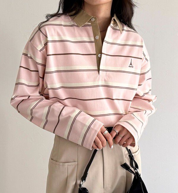 fredy emue「マルチボーダーラガーロンTシャツ」|Tシャツ・カットソー|