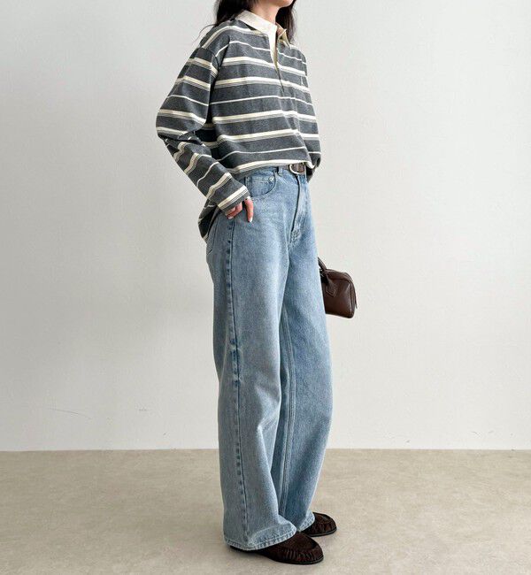 fredy emue「マルチボーダーラガーロンTシャツ」|Tシャツ・カットソー|