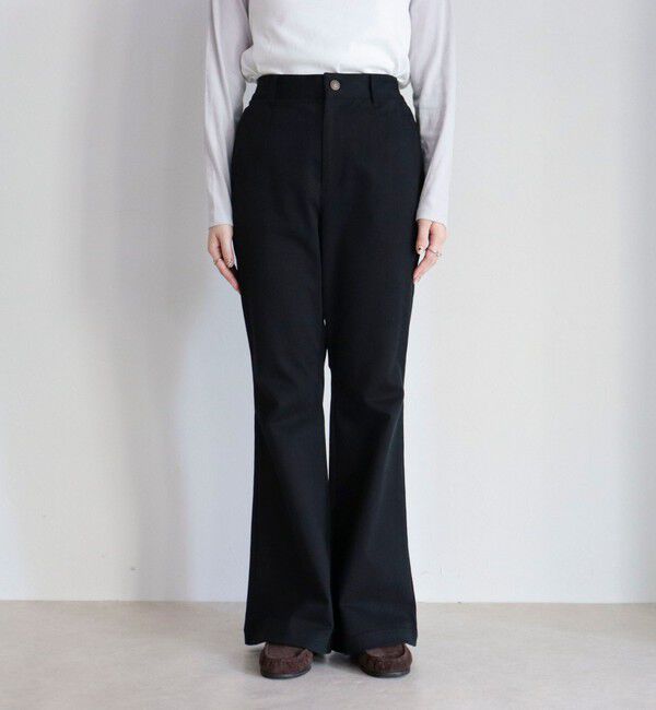 fredy emue「ストレッチフレアパンツ」|チノ|