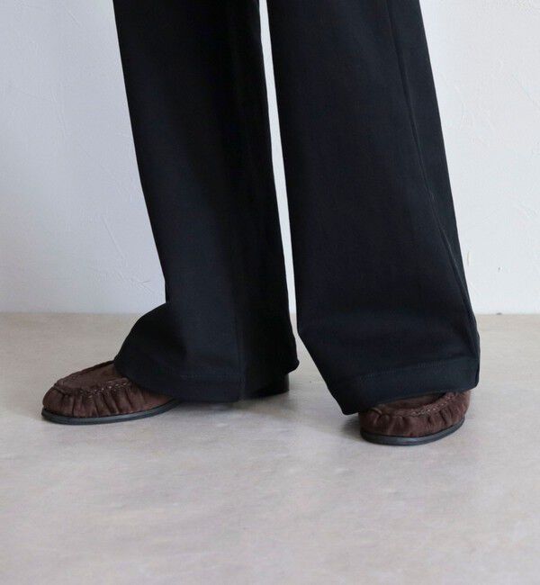 fredy emue「ストレッチフレアパンツ」|チノ|