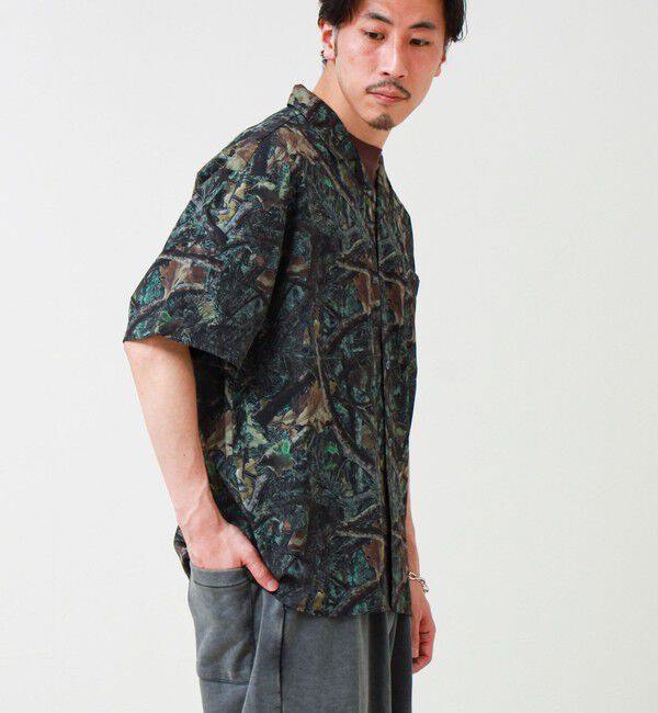 GLOSTER「【選べる6柄】オールオーバーパターン 半袖オープンカラーシャツ」|シャツ・ブラウス|