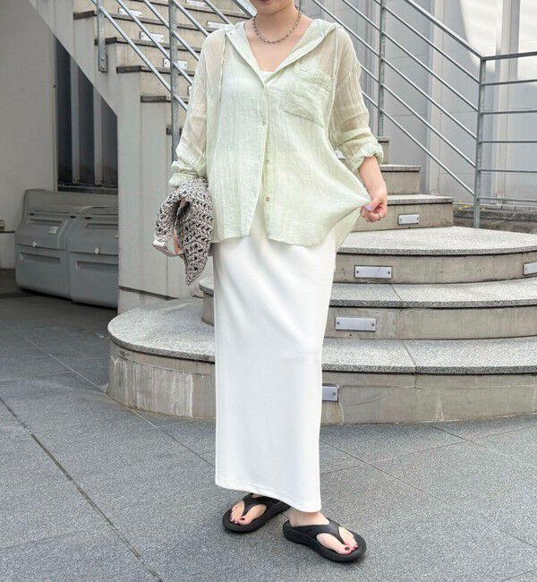 fredy emue「カットジョーゼットインゴムタイトスカート」|スカート|