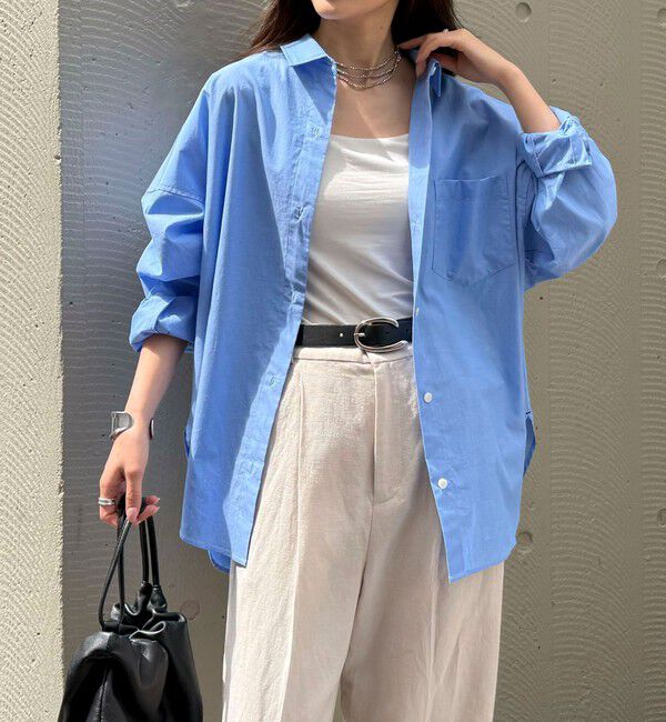 fredy emue「汗染み軽減加工COTTONオーバーシャツ」|シャツ・ブラウス|