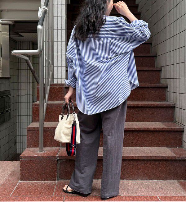 fredy emue「汗染み軽減加工COTTONオーバーシャツ」|シャツ・ブラウス|