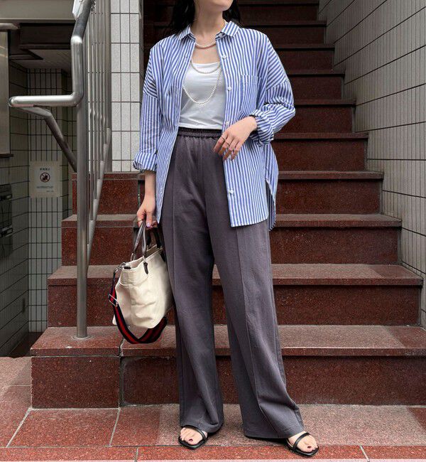 fredy emue「汗染み軽減加工COTTONオーバーシャツ」|シャツ・ブラウス|