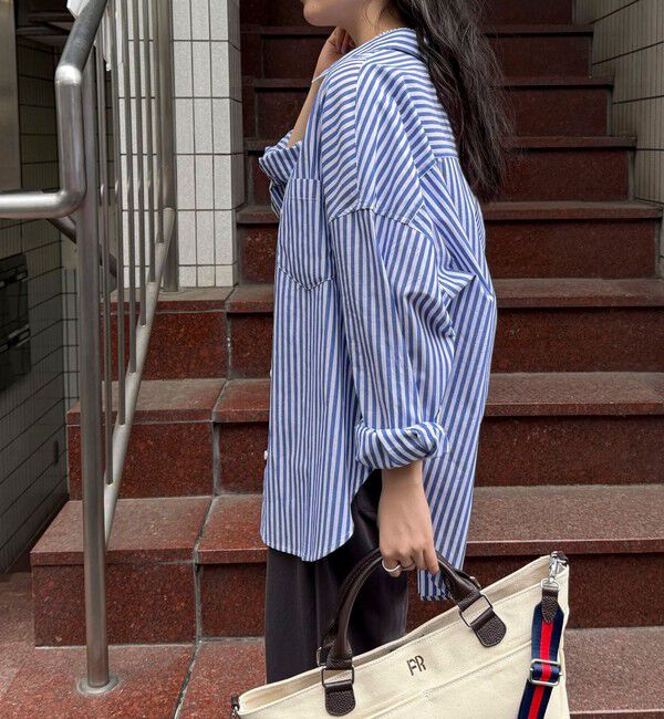 fredy emue「汗染み軽減加工COTTONオーバーシャツ」|シャツ・ブラウス|