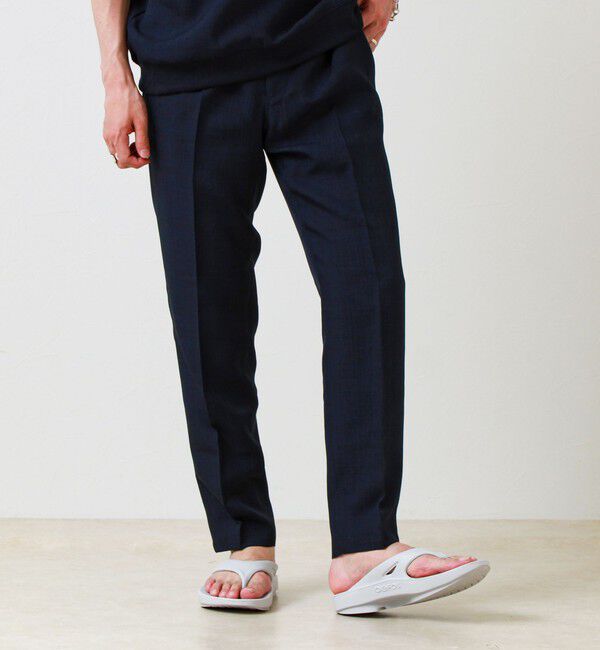 GLOSTER「【セットアップ対応】リネンライクキャンバスパンツ」|チノ|