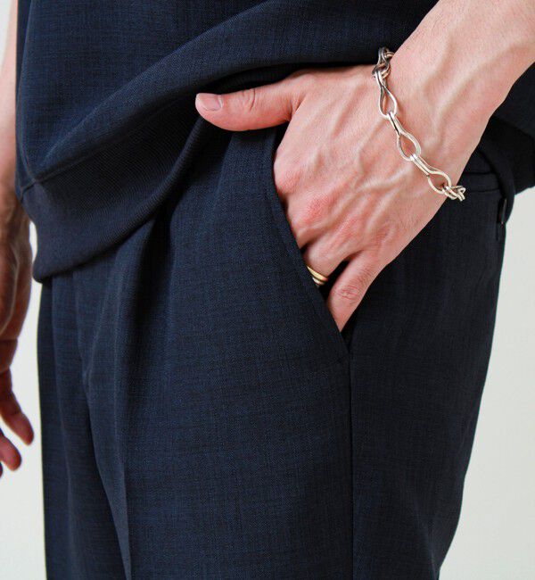 GLOSTER「【セットアップ対応】リネンライクキャンバスパンツ」|チノ|