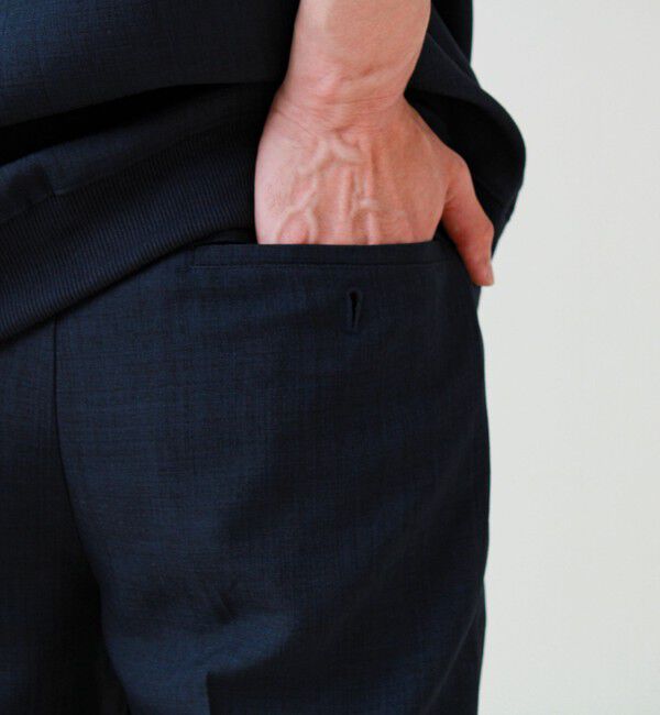 GLOSTER「【セットアップ対応】リネンライクキャンバスパンツ」|チノ|