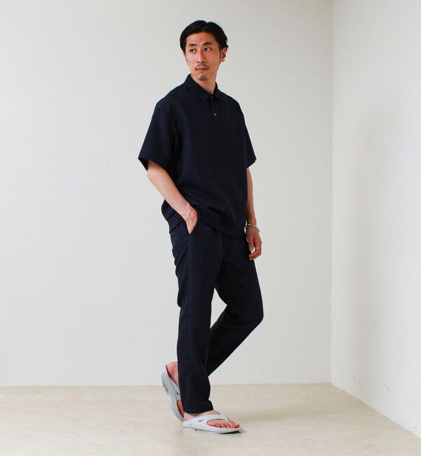 GLOSTER「【セットアップ対応】リネンライクキャンバスパンツ」|チノ|
