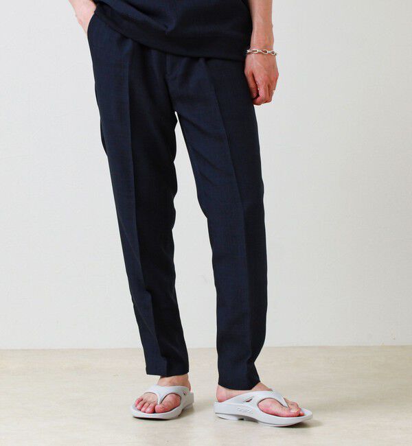 GLOSTER「【セットアップ対応】リネンライクキャンバスパンツ」|チノ|