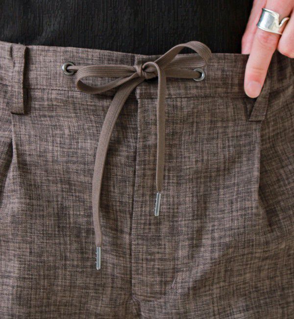 GLOSTER「【セットアップ対応】リネンライクキャンバスパンツ」|チノ|