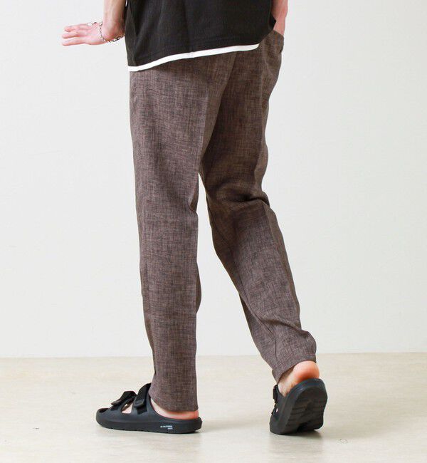 GLOSTER「【セットアップ対応】リネンライクキャンバスパンツ」|チノ|