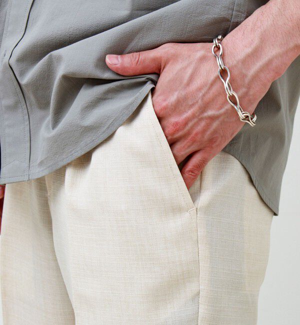 GLOSTER「【セットアップ対応】リネンライクキャンバスパンツ」|チノ|