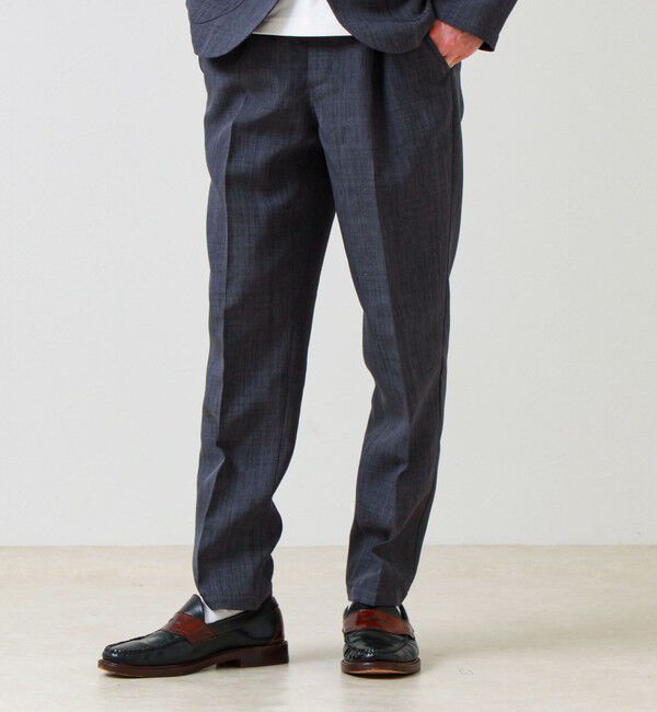 GLOSTER「【セットアップ対応】リネンライクキャンバスパンツ」|チノ|