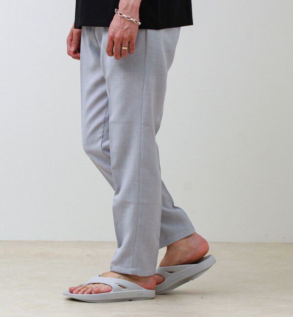 GLOSTER「【セットアップ対応】リネンライクキャンバスパンツ」|チノ|