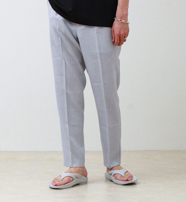 GLOSTER「【セットアップ対応】リネンライクキャンバスパンツ」|チノ|