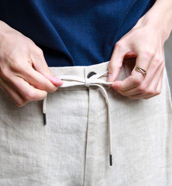 GLOSTER「【リネン100％/夏の定番】リネンイージーパンツ」|チノ|