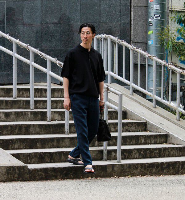 GLOSTER「【リネン100％/夏の定番】リネンイージーパンツ」|チノ|