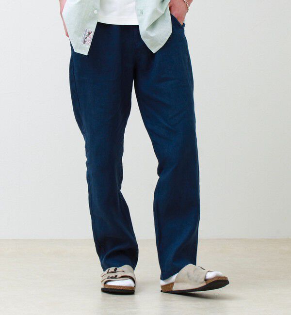 GLOSTER「【リネン100％/夏の定番】リネンイージーパンツ」|チノ|