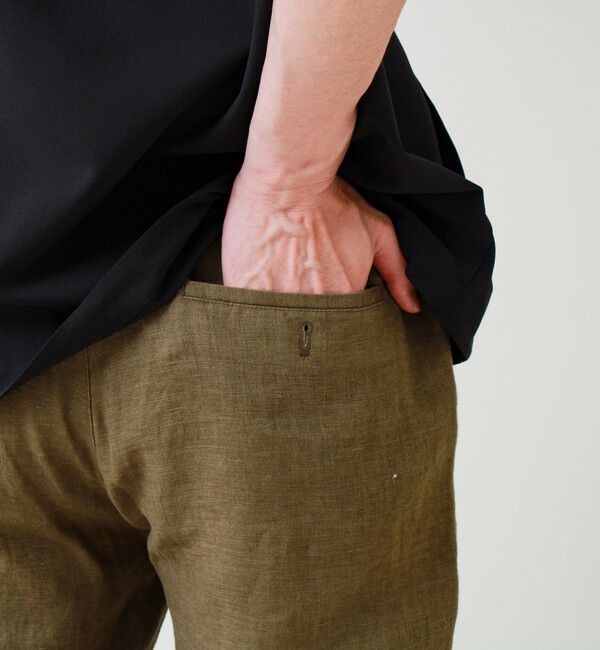 GLOSTER「【リネン100％/夏の定番】リネンイージーパンツ」|チノ|