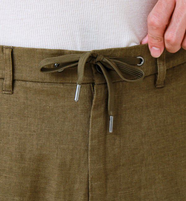 GLOSTER「【リネン100％/夏の定番】リネンイージーパンツ」|チノ|