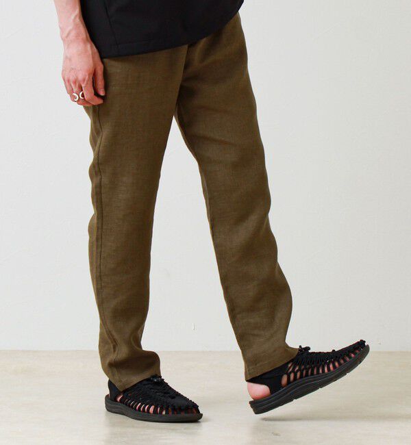 GLOSTER「【リネン100％/夏の定番】リネンイージーパンツ」|チノ|