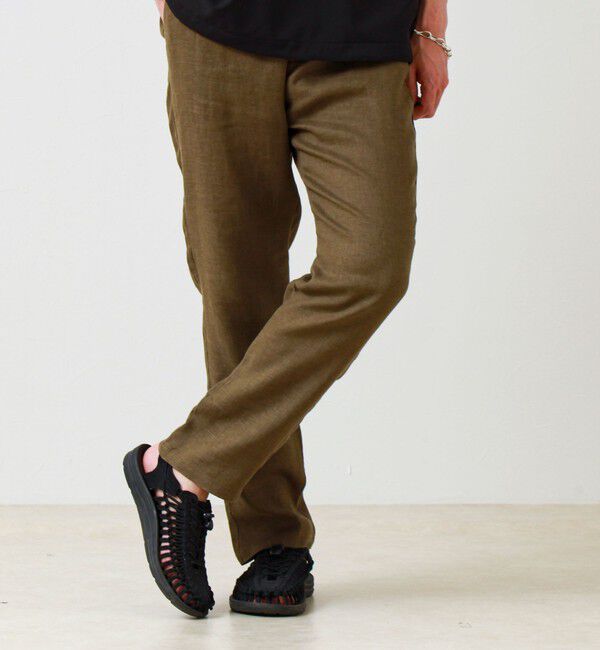 GLOSTER「【リネン100％/夏の定番】リネンイージーパンツ」|チノ|
