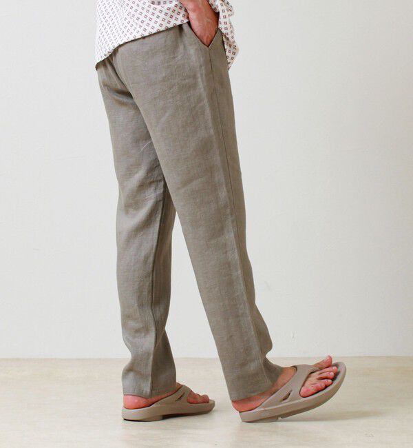 GLOSTER「【リネン100％/夏の定番】リネンイージーパンツ」|チノ|