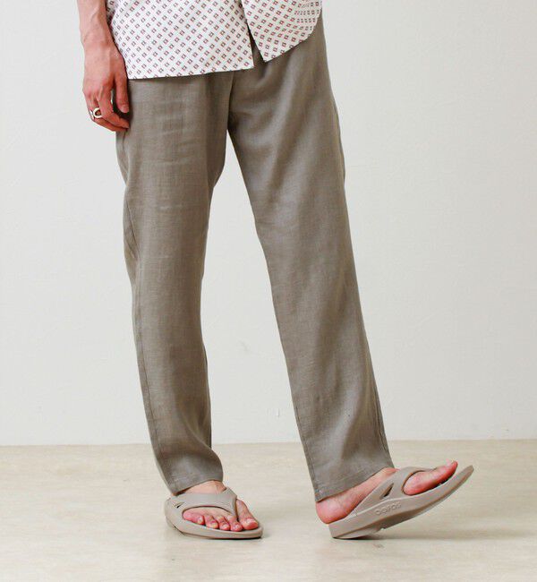 GLOSTER「【リネン100％/夏の定番】リネンイージーパンツ」|チノ|