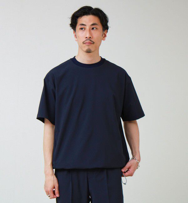 GLOSTER「【COOLMAX/セットアップ着用可能】ポリトロプルオーバーTシャツ」|Tシャツ・カットソー|