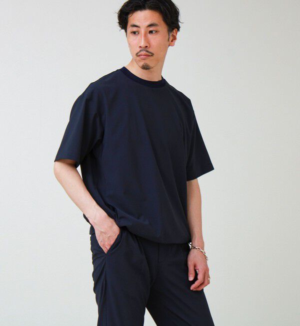 GLOSTER「【COOLMAX/セットアップ着用可能】ポリトロプルオーバーTシャツ」|Tシャツ・カットソー|