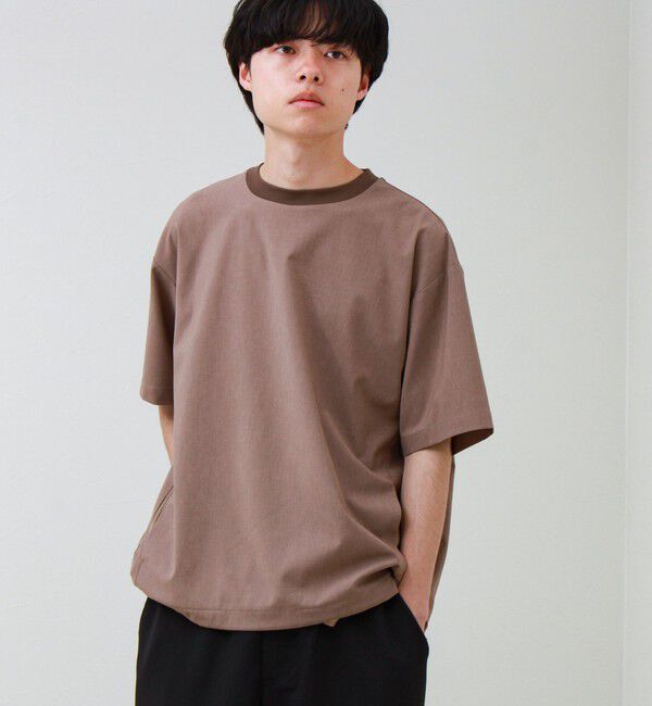 GLOSTER「【COOLMAX/セットアップ着用可能】ポリトロプルオーバーTシャツ」|Tシャツ・カットソー|