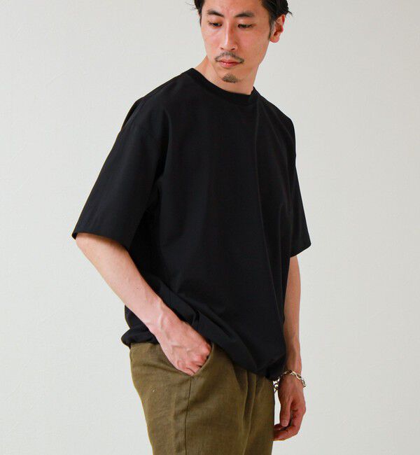 GLOSTER「【COOLMAX/セットアップ着用可能】ポリトロプルオーバーTシャツ」|Tシャツ・カットソー|